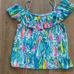 Lilly Pulitzer Colorful Off-Shoulder Top